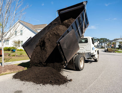 Premium Double Shredded Natural Brown Mulch (per cubic yard)