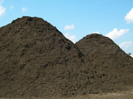 Premium Double Shredded Natural Brown Mulch (per cubic yard)